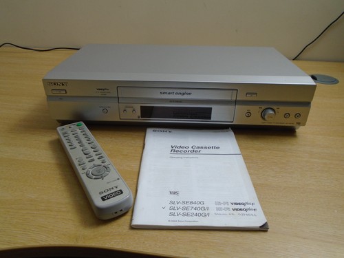 Vintage Sony Video Cassette Recorder Model SLV-SE740G