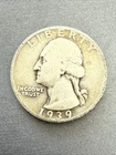 1939 S Washington Quarter 25c 90% Silver