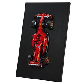 Acrylic Top-Speed Carbon Fiber Black Wall Mount Display Frame for LEGO Technic