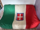 Old flag Kingdom of Italy hemp early 900’s with Savoy coat of arms