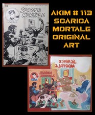 Augusto Pedrazza: Akim # 113 Original cover art - Copertina originale