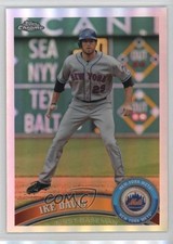 2011 Topps Chrome Refractor Ike Davis #106 3v8