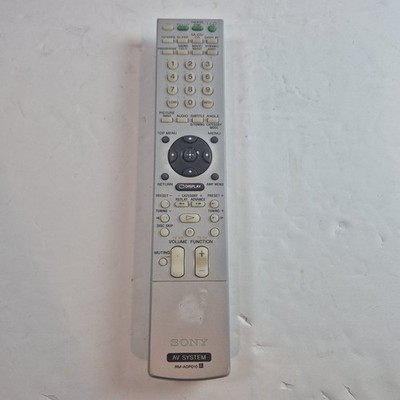 SONY RM-ADP010 AV System Home Theater Remote