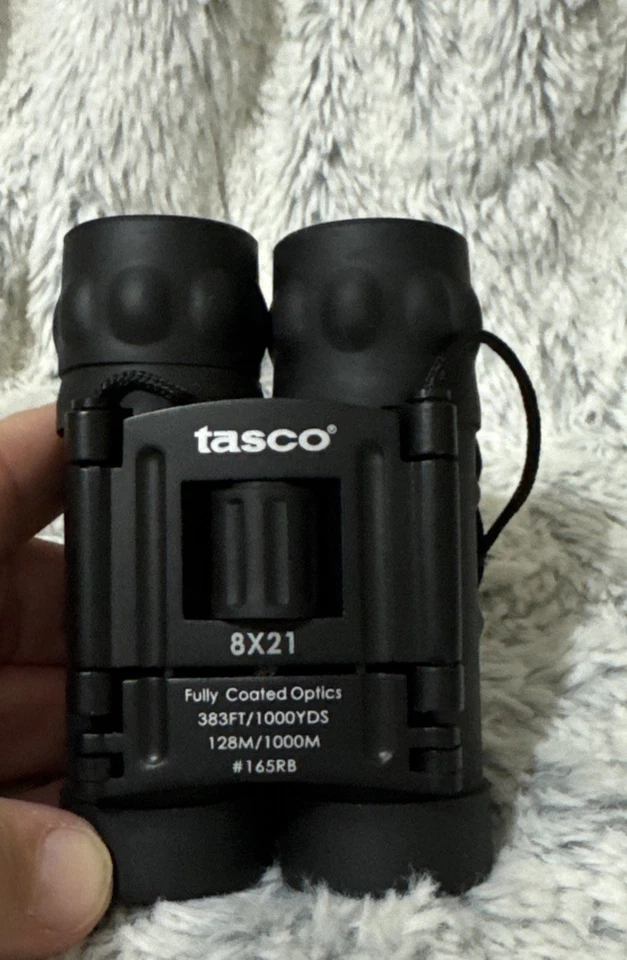 Tasco PowerView 8X 21mm Compact Binoculars Jummelles Black - 165RB Box Open - Image 4 of 4
