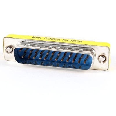 Computer Kommunikation DB25 Stecker auf Stecker Lot Kappe Verbinder Adapter