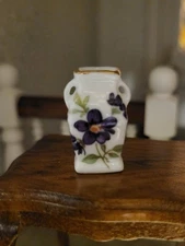 Dollhouse Miniature Vintage Reutter Porcelain Urn Vase