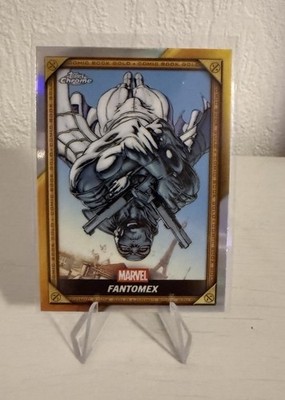 Topps Chrome Marvel Deadpool Comic Book Gold Refractor CB-27 Fantomax
