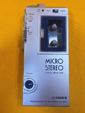 NOT WORKING Fisher PH-M25 Microcassette Recorder FM Radio FOR PARTS