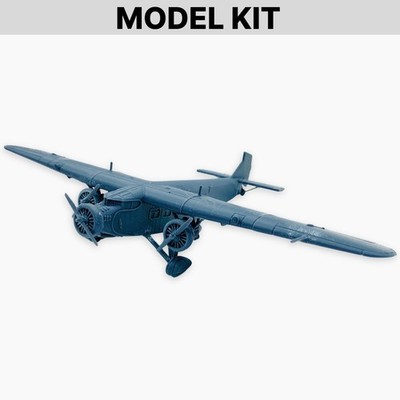 Ford Trimotor, Model Kit Historic Passenger Transport Aircraft Airplane Miniatur