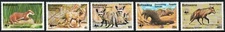 Botswana Stamp 182-186  - Endangered wildlife