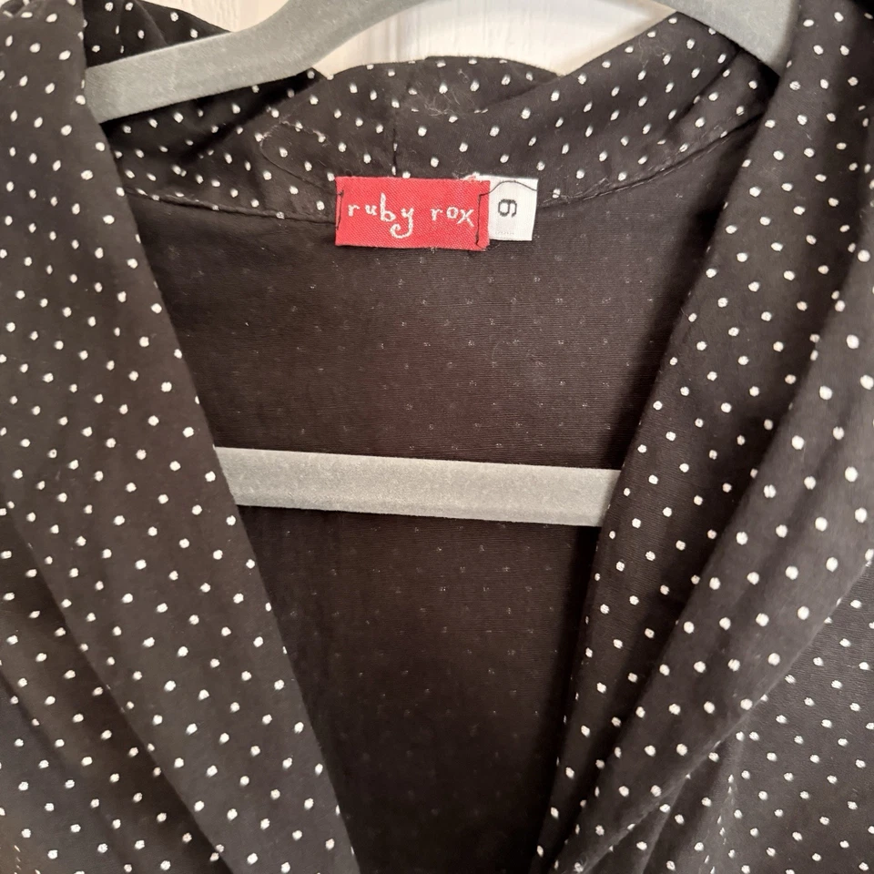 Vestido Ruby Rox Talla 6 Estilo Rockabilly Retro Lunares Foto 4 de 4