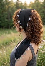 Authentic Turkish Black Bandana Handwoven Bla...
