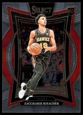 2024-25 Panini Select Concourse #86 Zaccharie Risacher Rookie Atlanta Hawks RC