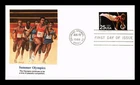US COVER SUMMER OLYMPICS GYMNASTICS FIRST DAY ISSUE FLEETWOOD