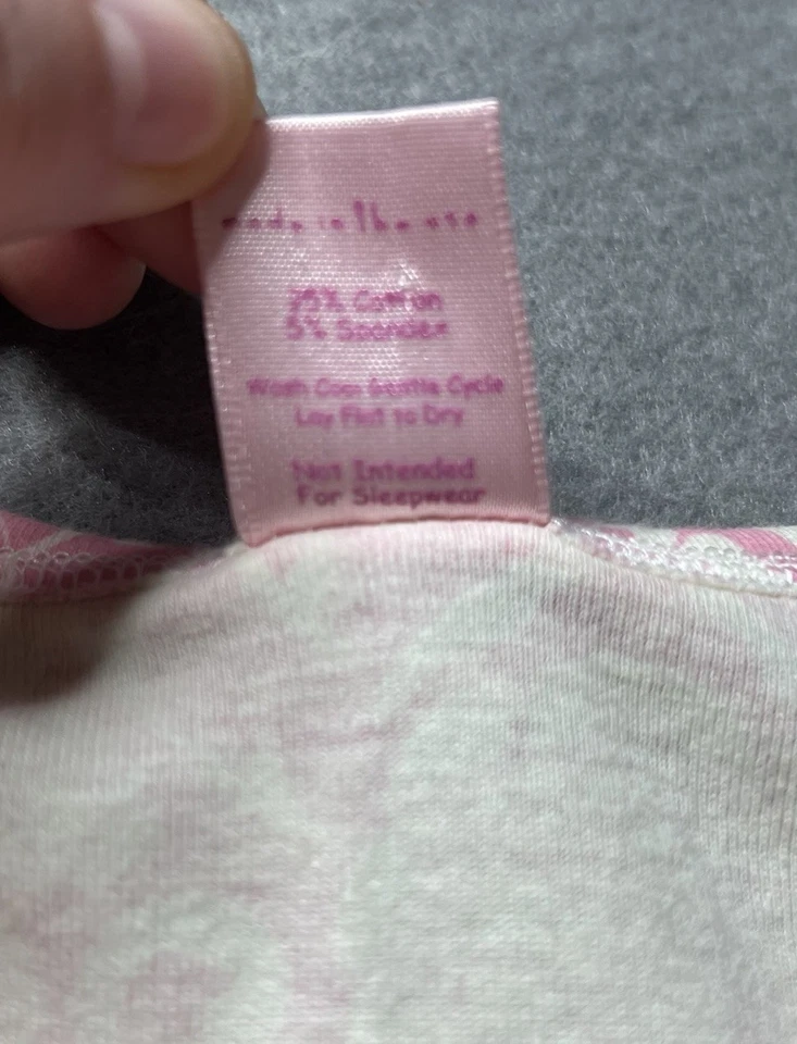 Vestido Formal Giggle Moon Niñas 2T Floral Encaje Rosa Hecho en EE. UU. De colección Foto 4 de 4