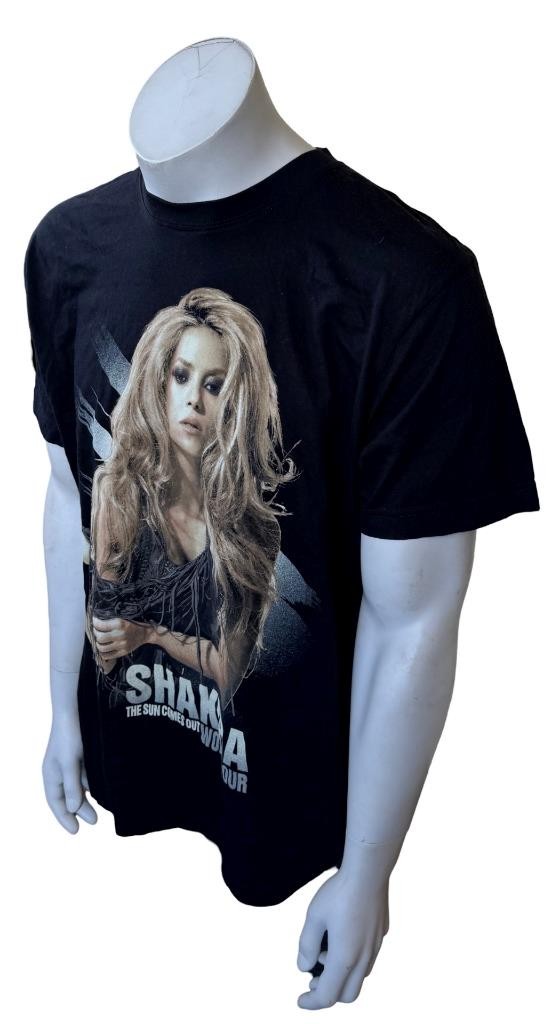 Ten Men's Shakira The Sun Comes Out World Tour Black Short Sleeve Shirt Size L