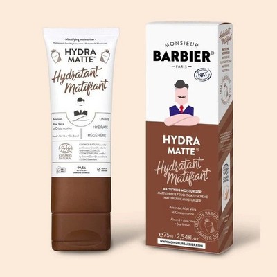 Monsieur Barbier Face Moisturizer Hydratant HYDRA MATTE for Men 75ml Vegan