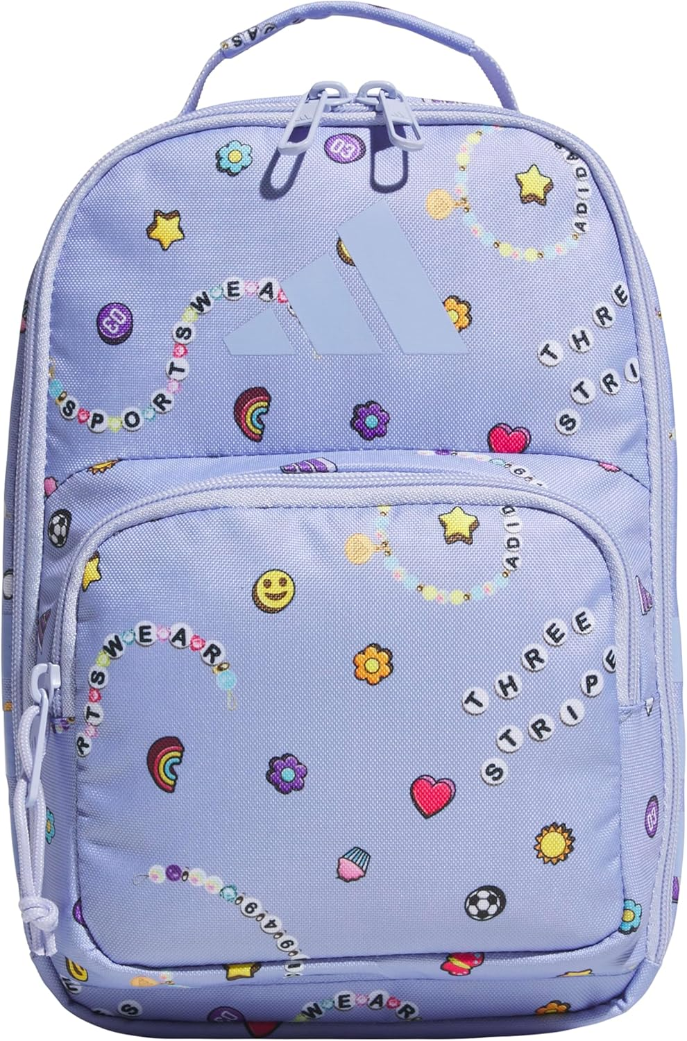 Adidas Kids Santiago 8L Insulated Lunch Bag Cooler - Girly Purple Pop