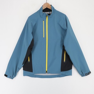 FootJoy DryJoys Tour XP Jacket Mens M Blue Golf Rain Waterproof Full Zip