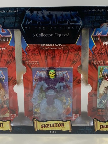 Juego de 5 figuras Mattel Masters of the Universe 2001 - He-man Skeletor NUEVO sellado - Imagen 8 de 24