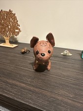 Brown Dog Keychain Bag Charm