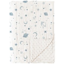Baby Blankets for Unisex Boys Girls, Super Soft Nursery Minky Blankets with M...