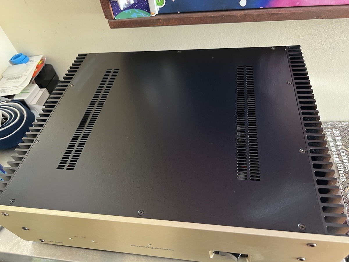 ラジオ・コンポ STEREO POWER AMPLIFIER M-J910 Conrad Johnson MF-2200 Stereo Power Amplifier | Lightly Tested
