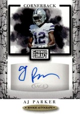 2021 SAGE Premier Draft #A116 AJ Parker Autographs Black