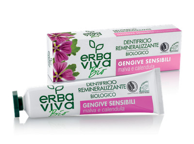 Erba Viva Bio Organic Toothpaste with Malva and Calendula   75 ml