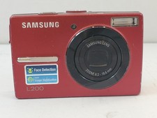 Samsung L Series L200 10.2MP Digital Camera  Red With Battery 