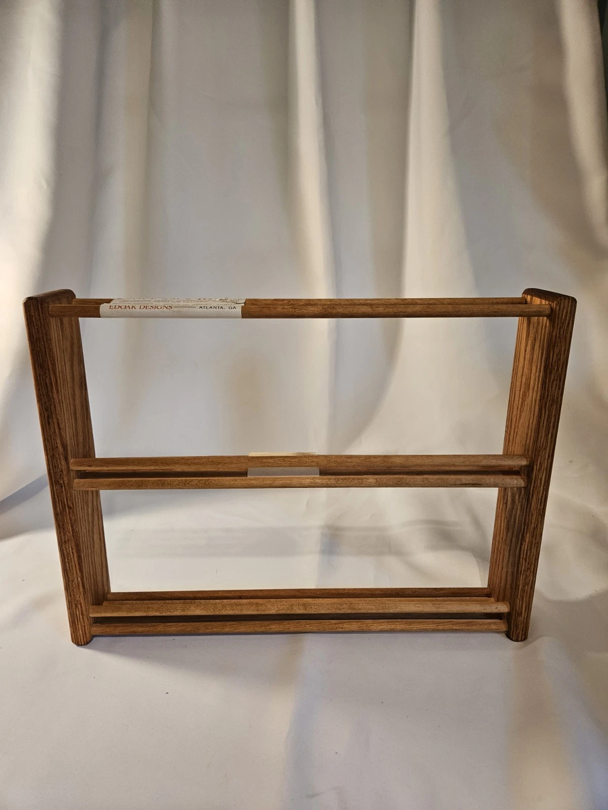 Vintage Mccormick Herbs And Spices Rack Shelf Wood 16 Bottle Spice Rack