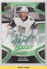 2021-22 Upper Deck MVP Green Script William Karlsson #71 READ z6b