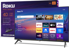 Roku Smart TV 2025   40-Inch Select Series, 1080P Full HD TV   Roku TV with Voic
