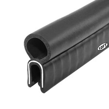 Storystore Car Door Rubber Seal Strip, Fits 1/16" Edge, Trim Seal with Top Bulb.