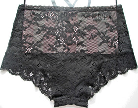 VICTORIA'S SECRET DREAM ANGELS Boyshort Panty VS Black Lace S M L XL Sexy NWT