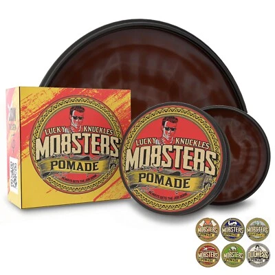 Mobsters Hair Pomade Strong Hold Water Based Deluxe Matt Finish Hair Wax Pro