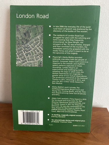 LONDON ROAD Book & Lyrics by Alecky Blythe Music and Lyrics by Adam Cork 2012 - Imagen 2 de 3