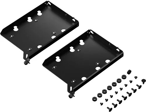 Einbaurahmen Fractal 2,5" und 3,5" schwarz, FD-A-TRAY-001, NEU OVP, VE 2 Stk. - Bild 2 von 2