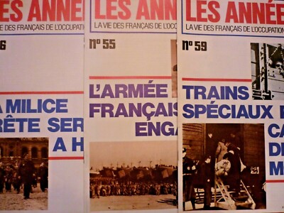 Konvolut ''Les ANNEES 40'' / Philippe Henriot, Marcel Déat,        