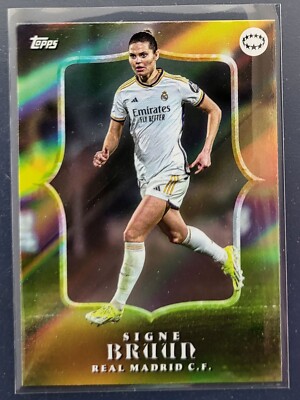 2024, TOPPS PLATINUM, ESTRELLAS UWCL - SIGNE BRUUN, REAL MADRID, AITANA BONMATI
