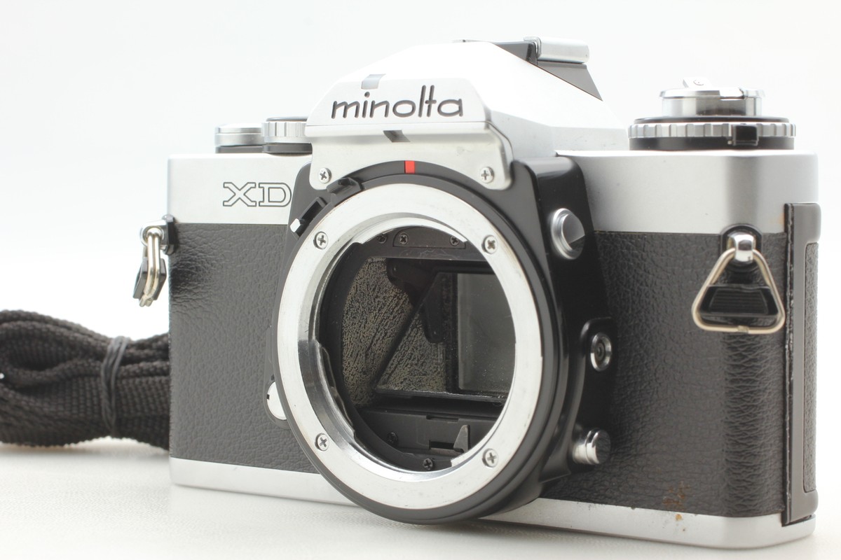 Near MINT] Minolta XD Silver 35mm SLR Film Camera Body From