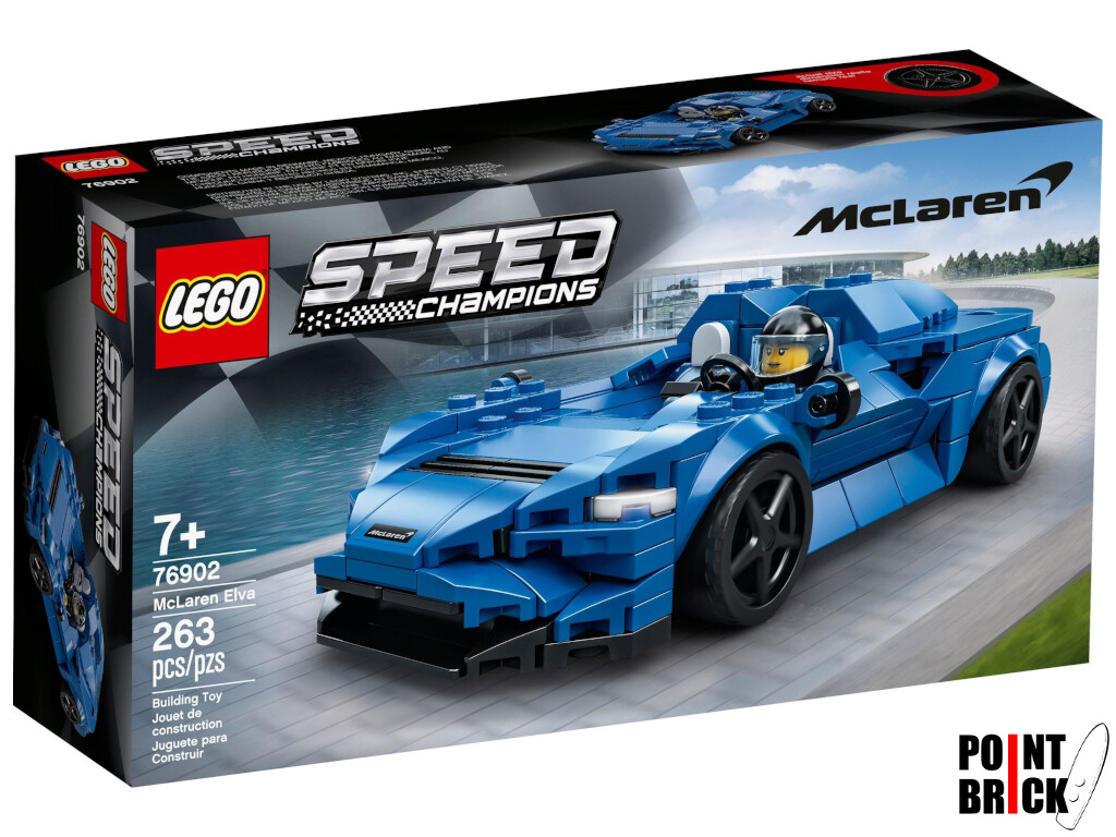 LEGO 76902 SPEED CHAMPIONS McLaren Elva Auto da corsa