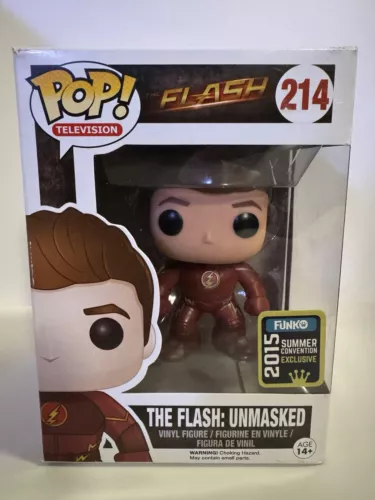 Funko Pop! Vinyl: Television - Flash (Unmasked) #214 2015 Exclusive