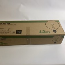 12 Pack Clear G16.5 Globe Light Bulb 25W Candelabra Base