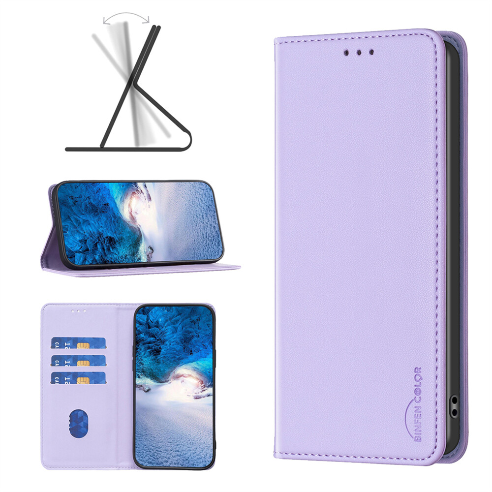 YJROP For Boost Mobile Bounce Case,with Screen Protector,PU Leather Wrist Strap Card - View #5
