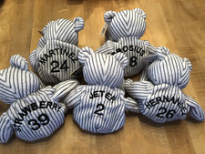 Lot of 9 Salvino Bamm Beanos '98 YANKEES Jeter and More 25th ANNIVERSARY