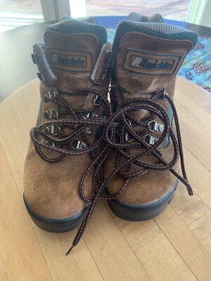 EUC Vintage Raichle Hiking Boots 6.5 Men s Leather Mountain Hike