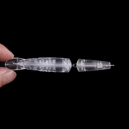 20PCS 10.5CM 7.5G Floating 2 Segments Minnow Unpainted Bait Blank Fishing Lure - Picture 11 of 12