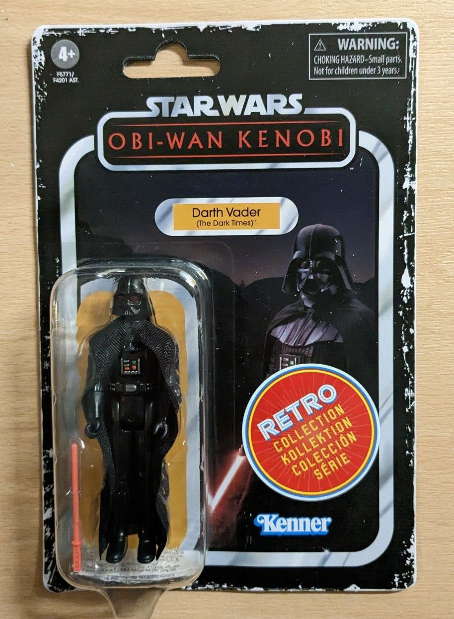 Star Wars Retro Collection Darth Vader (The Dark Times) Figure NEW, FREE POSTAGE