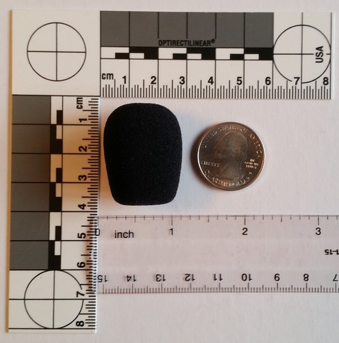 Foam Microphone Windscreens Microphone Covers 50-Pack Headset/Lapel Lavalier ... - Afbeelding 4 van 6